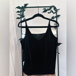Banana Republic Black Velvet Camisole - M